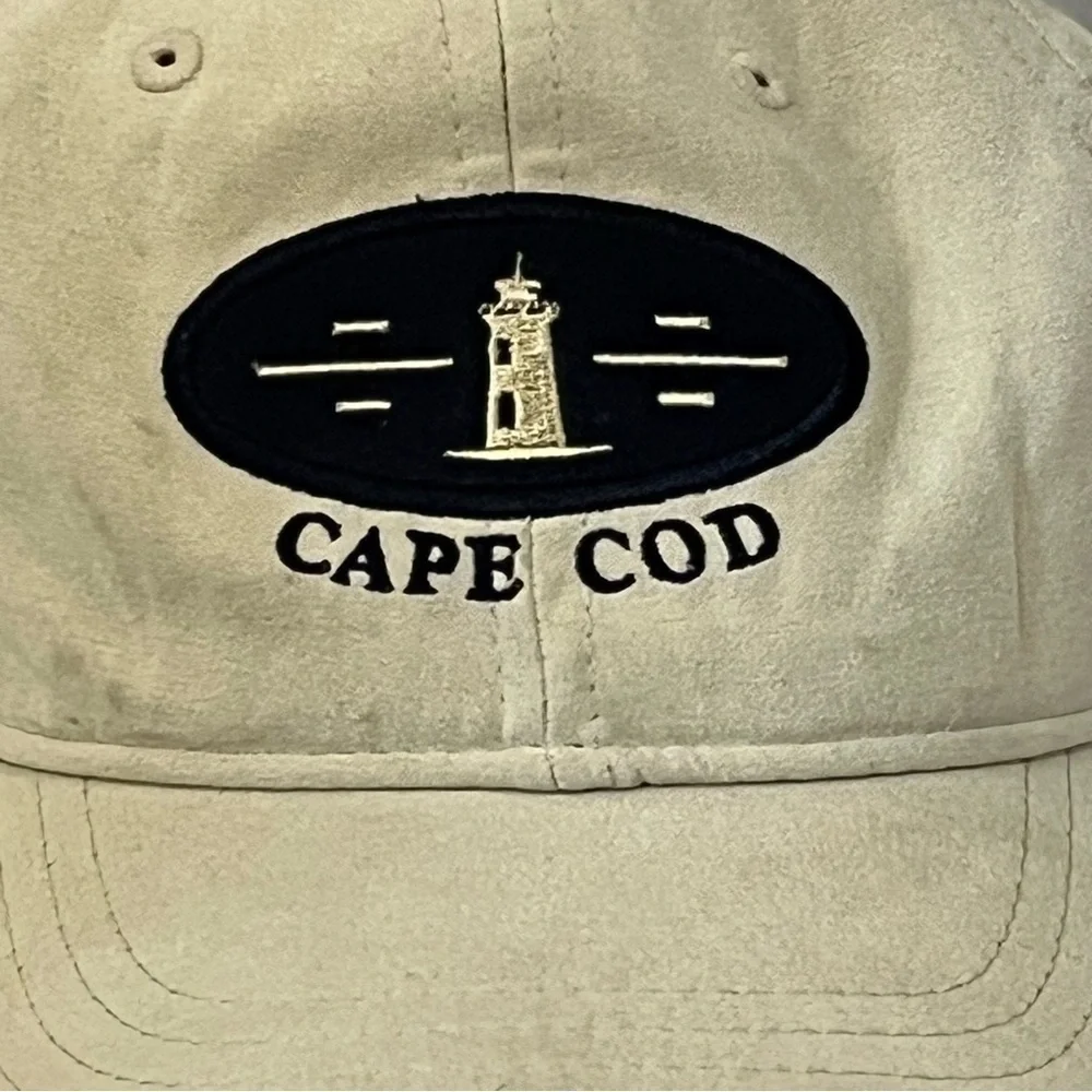 Cape Cod Lighthouse Beige Adjustable Ball Cap